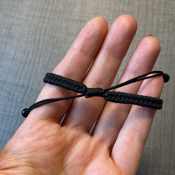 Jade Gemstone Handmade Adjustable Macrame Bracelet - Picture 8 of 15